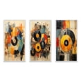 thumbnail image 2 of Designart "Vintage Vinyl Records II" Music Framed Wall Art Set Of 3 - Multi-Color Vinyl Records Frame Gallery Wall Set For Home Decor, 2 of 6