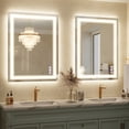thumbnail image 2 of Mirrasia 26"x38" LED Bathroom Mirror Lighted Vanity Wall Mirror 3 Color Temperature Dimmable Mirror, 2 of 6