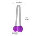 thumbnail image 5 of SouMaox Stainless Steel Mini Tongs, Silicone Tip Serving Clips, Kitchen Utensils for Appetizer Trays Charcuterie Boards Dessert Displays, 5 of 9