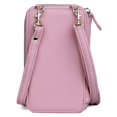 thumbnail image 3 of Julia Buxton Women's Pebble Everywhere Crossbody Wallet, Dusty Rose, 3 of 3