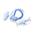 thumbnail image 3 of Buy 2 get 10% off Silicone Nose Clip Ear Plug Box Anti-choking And Anti-noise Device Set Nose Plug Ear Plug Swimming Equipment, 3 of 3