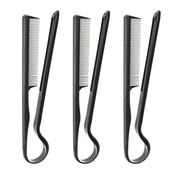 SHOWERORO 3Pcs V-Shaped Combs 7.9x1.2in For Professional Barber Styling