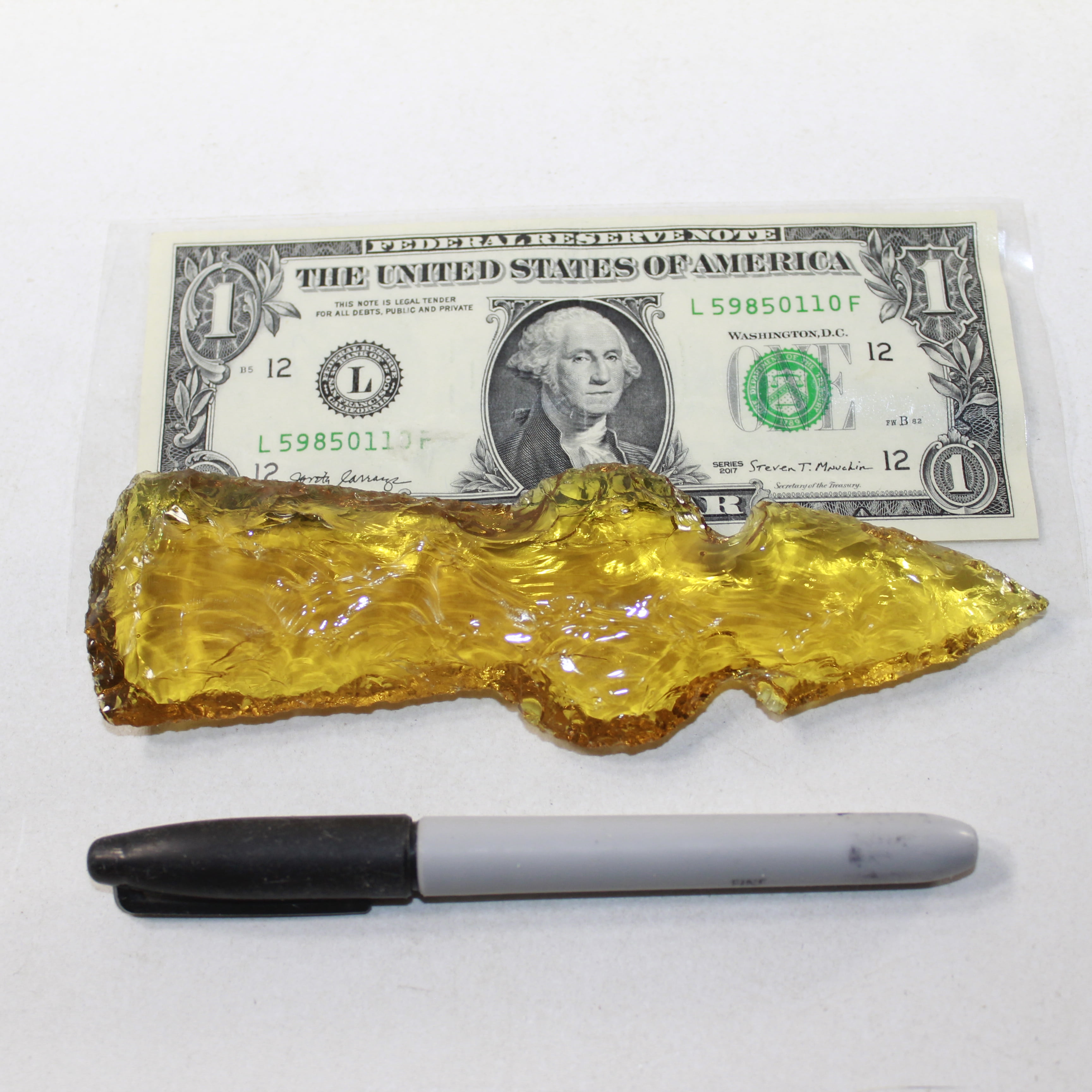 1 Glass Ornamental Tomahawk Head #0325 Ax Axe Hatchet