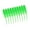 Green, variant on 10pcs Tiny Worm Baits Fishing Lure 35mm Silicone Mini Needle Tail Soft Baits
