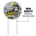 thumbnail image 6 of Acrylic Wonder Woman Warrior Pattern Cake Topper Party Decoration for Wedding Anniversary Birthday Graduation, 6 of 7