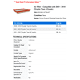 thumbnail image 2 of Air Filter - Compatible with 2001 - 2010 Chrysler Town & Country 2002 2003 2004 2005 2006 2007 2008 2009, 2 of 2