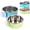 Light blue, light green (2 PCS), variant on Crate Dog Bowl Cat Removable Stainless Steel Food and Water Feeder Hanging Cage Bowls Coop Cup with Cleaning Set for Pet Puppy Bird Rat Guinea Pig Ferret Bunny Rabbit 2Pcs