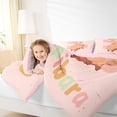 thumbnail image 3 of Erosebridal Cute Capybara Kids Twin Bedding Sets, Cartoon Balloon Bedding Comforter Set, Pink Reversible, 7 Pieces, 3 of 7
