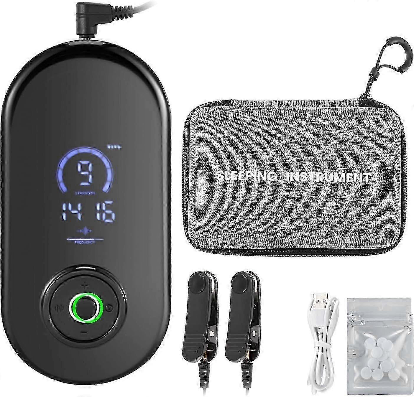 Nerve Stimulation Device with Ear Clips,Sleep Aids for Adults,Calm ...