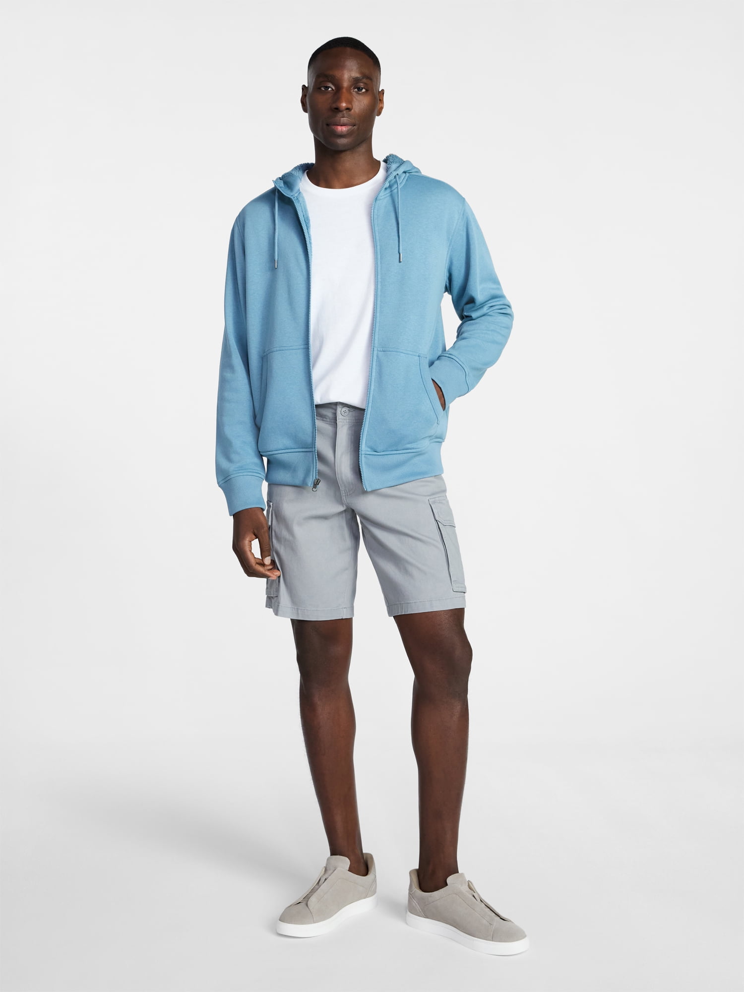 George Men's High Pile Fleece Hoodie, Sizes S-3XL