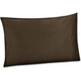 thumbnail image 3 of Gilbin 100% Cotton/Percale 210 Thread Count Pillow Cases Set of 2 Queen Size Soft Brown Cotton Pillow Cover for Sleeping-Bedroom Pillowcases, 3 of 4