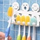 thumbnail image 2 of Bonito soporte para cepillos de dientes con ventosa para baño, decoración del hogar con emoji sonriente para montar en la pared, 2 of 5