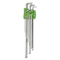 Ball Point Hex L-Key Long Type Wrench Stubby - 9 Piece