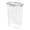 Clear 3600Ml, variant on 1 Pc Small Stackable Organizer Bin Hinged Lid Clear Storage Box Kitchen Plastic Food Storage Container Set with Airtight Lids Reusable Leftover Lunch Boxes for Office Fridge Kitchen, Clear 1050Ml
