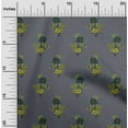 thumbnail image 1 of oneOone Tissu Polyester Lycra Feuilles & Floral Imprimé au Mètre 56 Pouces de Large, 1 of 5