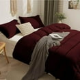 thumbnail image 3 of D.N.G. BEDDINGS 1 Piece Boho Chic Pom Pom Comforter, All Season Down Alternative Bedding Comforter - (Twin/Twin XL Size, Wine) 800 Thread Count, Egyptian Cotton., 3 of 6
