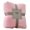 Pink, variant on AUQ Throw Blanket,Neat Rolled Borders Warm Blanket,Refined Craftsmanship Cute Blanket,Pink,43*70in