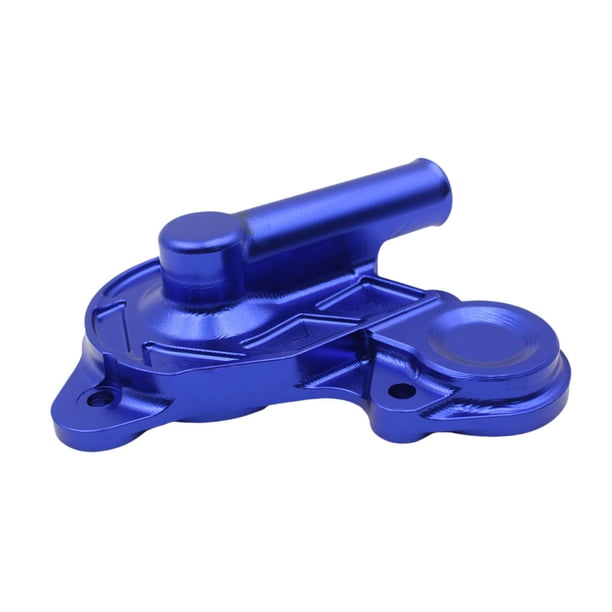 Tapa de la bomba de agua,Pieza de repuesto compatible con tapa de bomba de agua,Protector de carcasa de refrigerante profesional,Cubierta de bomba de agua de aleación de aluminio de 4,84 Azul