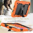 thumbnail image 3 of XYX For iPad Mini 5th/4th Generation Case 7.9 inch 2019/2015, 3in1 Heavy Duty Shockproof Tablet Case with Stand, Shoulder Strap, Orange, 3 of 7