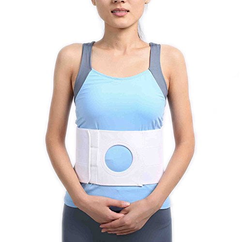 Unisex Ostomy Hernia Belt (Hole 3.14"), fit Right Side, Left Side, or