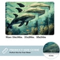 thumbnail image 2 of Whale Non-Slip Polyester Door Rugs, Kitchen Rug, Chair Mat - Machine Washable Area Floor Carpet, 2 of 6