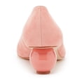 thumbnail image 4 of Pour La Victoire Kiki Unique Sphere Heel Pointed Toe Dress Classic Fashion Pumps (Rosebud, 5.5), 4 of 5
