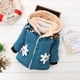 thumbnail image 3 of Chaqueta gruesa de invierno para bebés, niñas y niños, chaqueta informal navideña, abrigo para niñas, ropa de abrigo cálida de algodón para niños de 1, 2, 3 y 4 años, 3 of 5