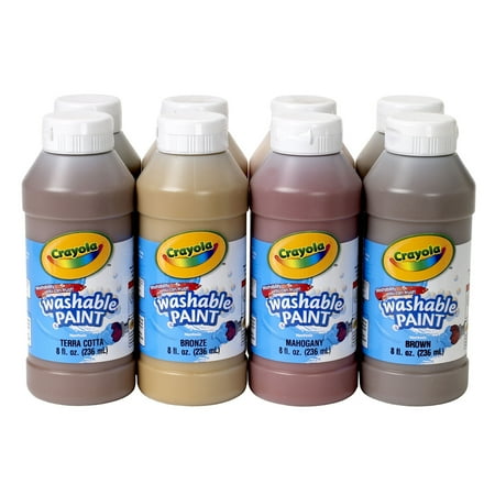 Crayola® Multicultural Washable Tempera Paint Set, Set of 8