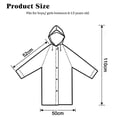 thumbnail image 5 of Kids Rain Coat - Waterproof and Fashionable Rainwear for Boys and Girls - Purple, 5 of 8