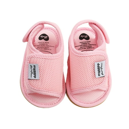 

Baby Walking Shoes Non Slip Soft Sole Open Toe Breathable Sandals for Summer