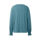 thumbnail image 5 of Blusa de manga larga con cuello redondo y pliegues para mujer - 82 % poliéster, top informal de negocios, 2025, de moda - Tallas S-XXL, 5 of 8