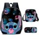 thumbnail image 1 of 26-27 Lilo Stitch Stitch Backpack School Bag Three-piece Set Colour C, 1 of 1
