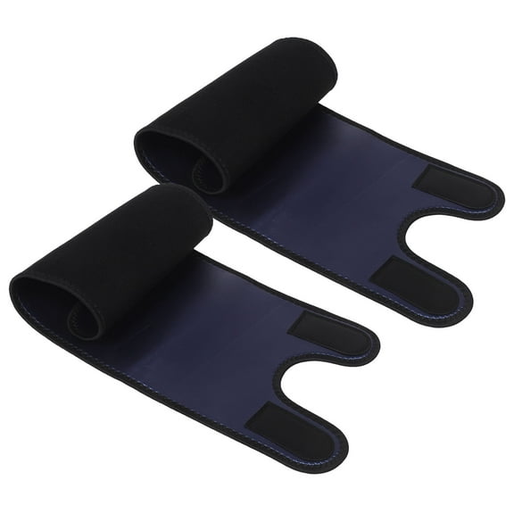 MLINS 2pcs Sweat Thigh Trimmers Thigh Trimmer Sweat Wrap Belts Fat Wrap Belt For High-Intensity Training Workouts Men Women Black