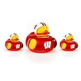 thumbnail image 2 of BSI Products 48320 Wisconsin Badgers All Star Ducks - Pack of 3, 2 of 2