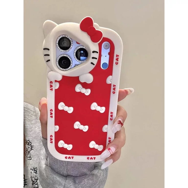 Cute Hello Kitty Case for iPhone 17 Pro Max 11 12 13 14 15 16