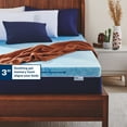 thumbnail image 4 of Sleep Innovations Gel Memory Foam Mattress Topper, King, 3 inch, Cool Comfort, 4 of 8