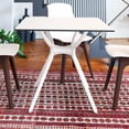 thumbnail image 4 of Compamia Siesta Air 31" Square Dining Table in White, 4 of 6