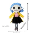 thumbnail image 1 of 28cm Plush Stuff Cartoon Figure Kawaii Doll Soft Pillow Ugly Kids Cute Collectible Dolls Decoration Toys Birthday Gifts, 1 of 5