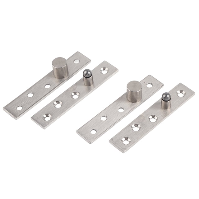 Bisagra de puerta Ticfox Acero inoxidable Pivote excéntrico largo 95mm 2 uds