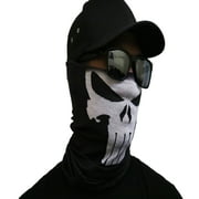 Punisher Face Mask Neck Gaiter Bandana Seamless Multifunctional Unisex Headwrap Balaclava for him her