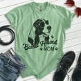 thumbnail image 2 of Basset Hound Mom, Unisex Women's Shirt, Basset Hound Owner, Funny Dog Mom Gift, Heather Apple Green, X-Small, 2 of 6
