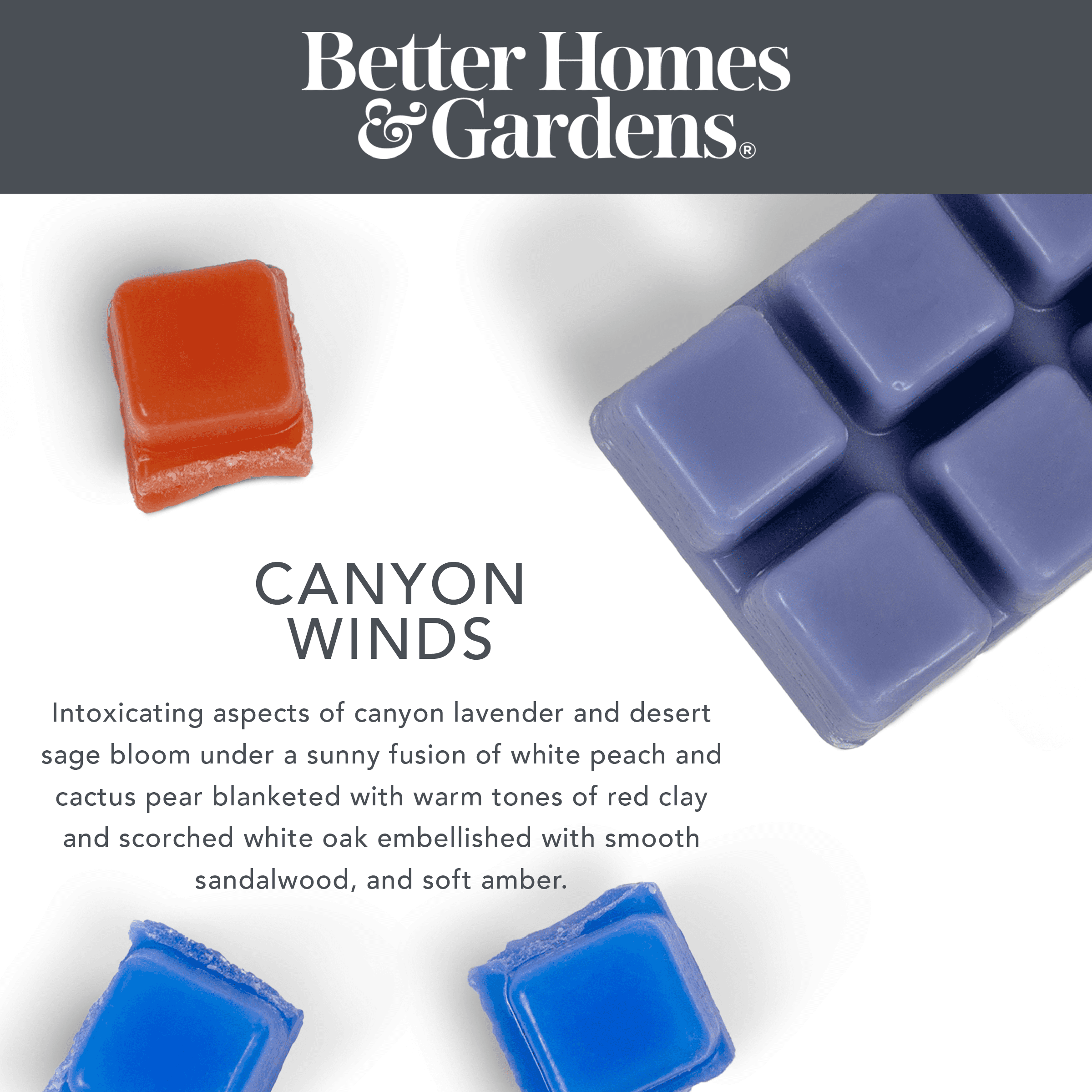 (5 pack) Canyon Winds Scented Wax Melts, Better Homes & Gardens, 2.5 oz
