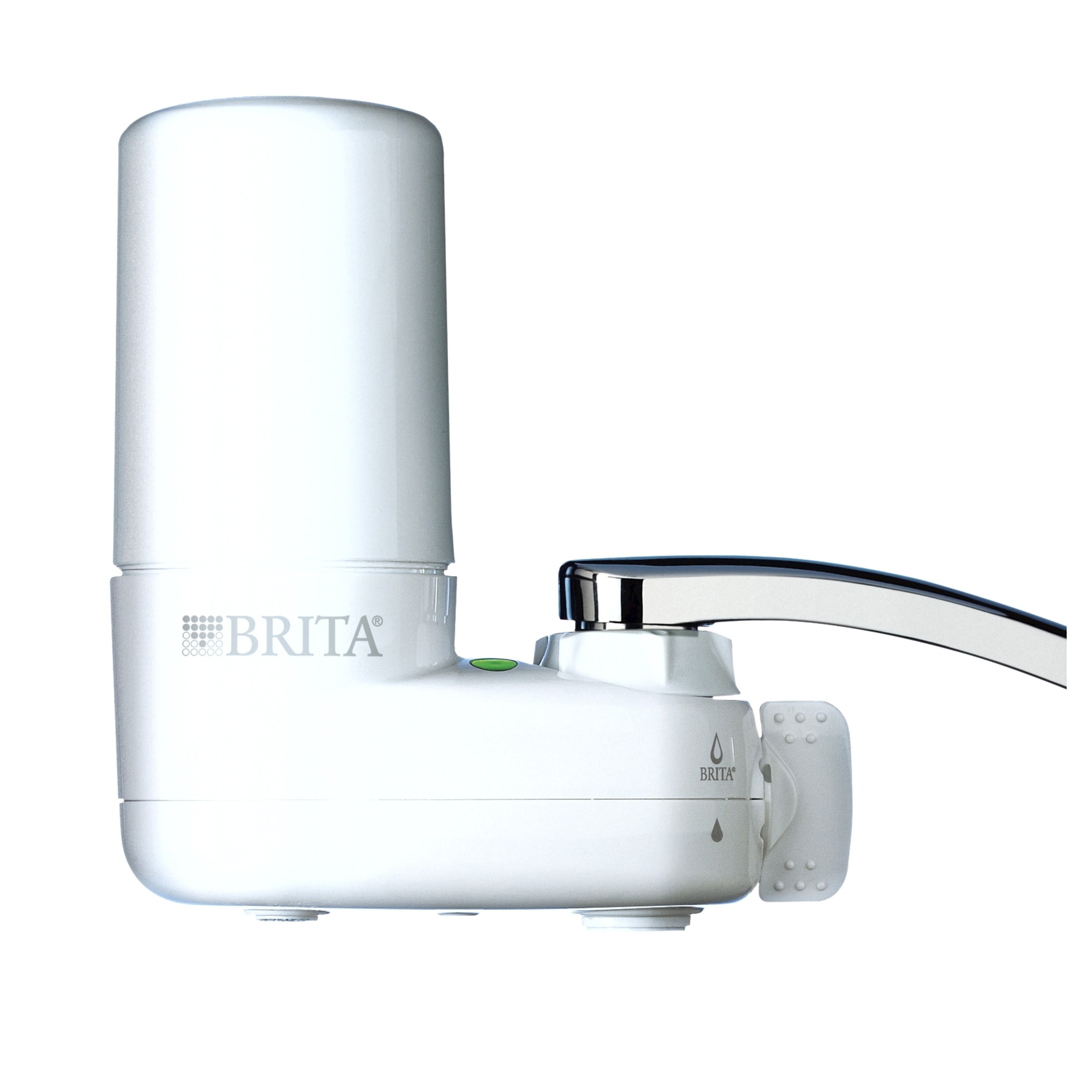 Brita Basic Tap Water Faucet Filtration System White Walmart Com