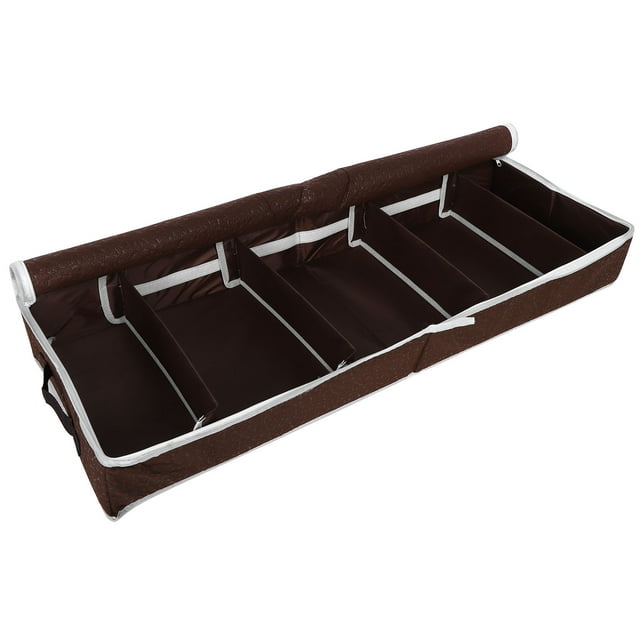 Bolsa De Almacenamiento De Zapatos, Caja De Almacenamiento De Zapatos, Café Con Cremallera Sótano Dormitorio Ático Para Dormitorio