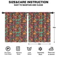 thumbnail image 2 of Blackout Kids Curtains,Colorful Dinosaurs Abstract Shapes Pattern Childrens Insulated Curtains Set Of 2,Bedroom Essentials,Toddler Room Decor 42"x54", 2 of 5