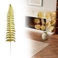 thumbnail image 2 of 1 Pieces Artificial Tropical Palm Leaves Tropical Leaves Monstera Leaves Safari Jungle Leaf with Stems for Hawaiian Luau Party Beach Table Wedding Shower Birthday Theme Decorations, 2 of 9