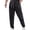 Black, variant on Big and Tall Joggers for Men Breathable Casual Elastic Bottom Sweatpants Drawstring Stretch Waist Workout Pants Lightweight Quick Dry Running Trousers with Pockets Dark Gray 6XL