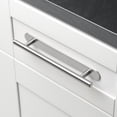 thumbnail image 3 of GlideRite 8-1/2" Rounded Backplate 6-5/16 in. 160mm Center-Center, Satin Nickel, 3 of 3
