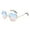 Light Blue, variant on erfcxs Ladies' Frameless Heart Shaped Sunglasses Fashionable Heart Shaped Glasses Cute Heart Shaped Sunglasses