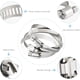 thumbnail image 3 of Juego de abrazaderas para mangueras, de acero inoxidable, con engranaje helicoidal ajustable de 6 a 12 mm, resistente a la corrosión para aplicaciones de plomería, automotrices y mecánicas, 3 of 5